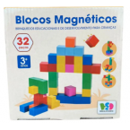 BLOCOS MAGNETICOS 32 PEÇAS